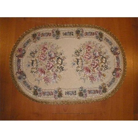 TAPESTRY TRADING Tapestry Trading NO1422 14 x 20 in. Begium Doily Noella NO1422
